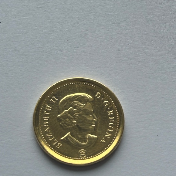 Canada 2012 Gold Plated One Cent Coin - Picture 6 of 8